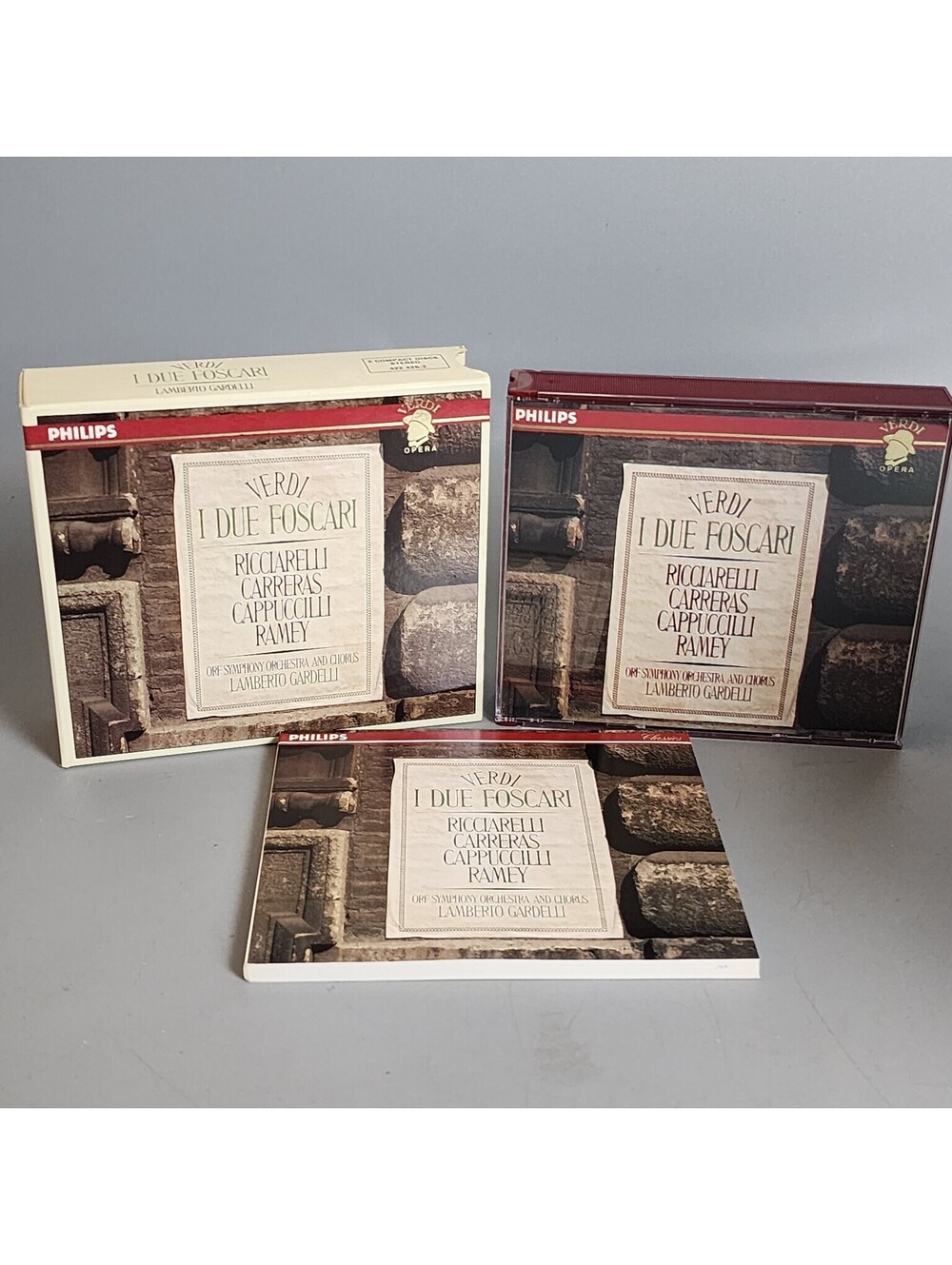 Verdi - I Due Foscari - Gardelli, Ricciarelli, Carreras, Cappuccilli 2CD Opera